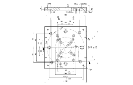 PI M-062.HP Adapter Plate Drawing PI M-062.HP Adapter Plate Drawing